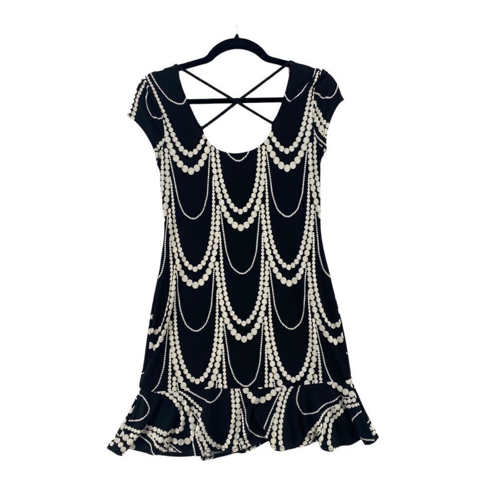White House Black Market XXS Pearl Dress with Pearl Embellishments Dress